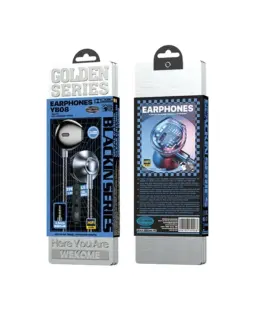 Alternative view of WEKOME Wiчервен hradphones HiFi jack 3,5mm Tarnish