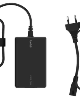 Alternative view of Belkin 100W USB-C захранващ блок EU GaN кабел