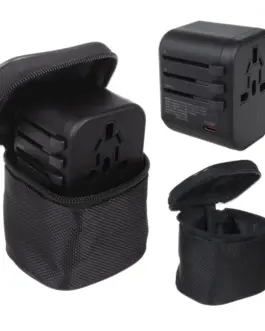 Alternative view of Maclean Travel адаптер socket MCE238N EU US AUS UK