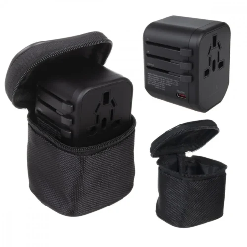 Alternative view of Maclean Travel адаптер socket MCE238N EU US AUS UK