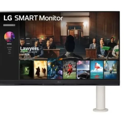 LG Electronics Monitor 32SQ780S-W 32 инча Smart 4K UHD webOS Ergo