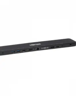 Eaton USB-C Dock Triple Display - 4K HDMI & DP VGA USB 3.2 Gen 1 USB-A/C Hub GbE 100W PD
