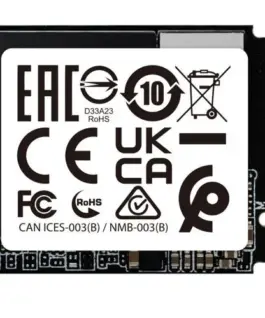 Alternative view of Adata XPG GAMMIX S55 SSD 512GB PCIe 4x4 5/3.8MB/s M2230