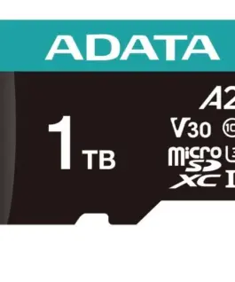 Alternative view of Adata Micro SD PremierPro 1TB UHS1 U3 V30 100/85 MB/s + адаптер