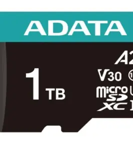 Alternative view of Adata Micro SD PremierPro 1TB UHS1 U3 V30 100/85 MB/s + адаптер
