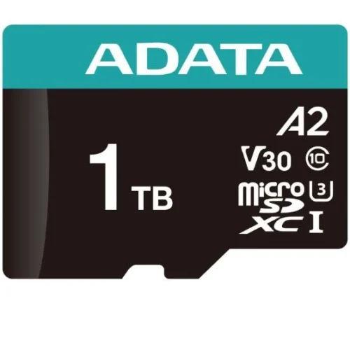 Alternative view of Adata Micro SD PremierPro 1TB UHS1 U3 V30 100/85 MB/s + адаптер