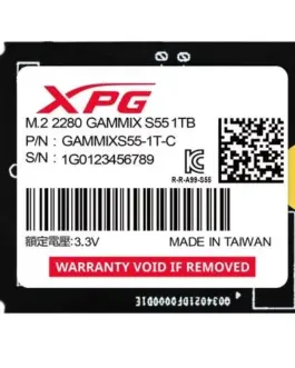 Adata XPG GAMMIX S55 SSD 1TB PCIe 4x4 5/3.7MB/s M2230