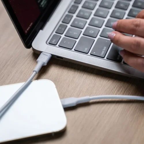 Green Cell PowerStream USB-C to Lightning 1m MFI кабел