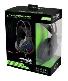 Alternative view of Esperanza Gaming 5.1 Aviator слушалки with mic