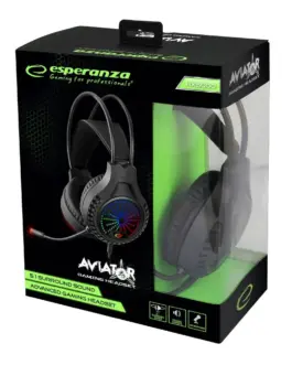 Alternative view of Esperanza Gaming 5.1 Aviator слушалки with mic