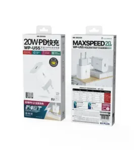 Alternative view of WEKOME Mains зарядно USB-C Power Delivery Fast Cha