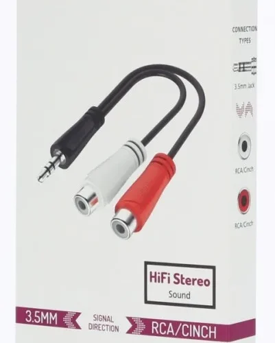 Alternative view of Hama 3,5mm адаптер jack to RCA