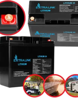 Alternative view of Extralink Battery LiFePO4 24AH 12.8V BMS EX.30424