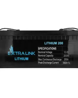 Extralink Battery LiFePO4 200AH 12.8V BMS EX.30479