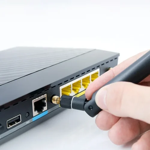 Qoltec WiFi antenna 2.4 2.5GHz 5.1 5.8GHz