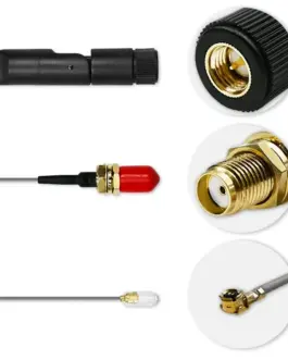 Alternative view of Qoltec 4G LTE DUAL antenna 5dBi omnidirectional,outdoor