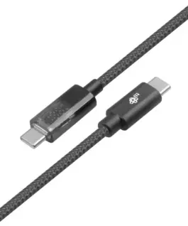 TB USB C кабел 1m with charging indicator LED 100W