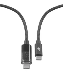 TB USB C кабел 1m with charging indicator LED 100W