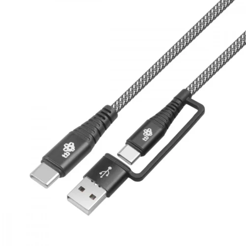 Alternative view of TB USB A/C - USB C кабел 1,2 m черен