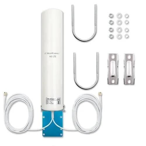 Alternative view of Qoltec 4G LTE DUAL antenna 12dBi,omnidirectional