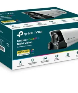 Alternative view of TP-LINK Camera VIGI C340S(4mm) 4MP Outdoor Night Bullet