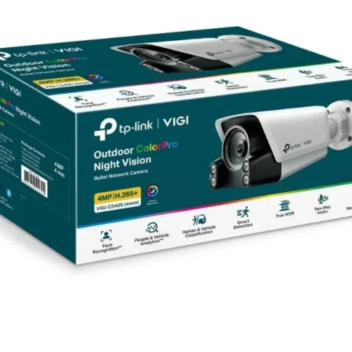 Alternative view of TP-LINK Camera VIGI C340S(4mm) 4MP Outdoor Night Bullet