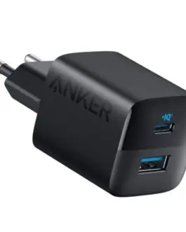 Anker 323 33W mains зарядно 1xUSB-A 1xUSB-C черен