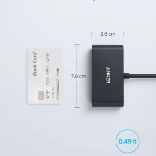 Anker USB-C Hub 3-in-1 4K HDMI сив