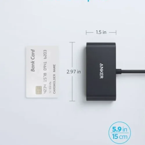 Anker USB-C Hub 3-in-1 4K HDMI сив