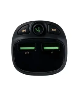 WEKOME Transmiter FM Bluetooth + зарядно за кола 17W черен