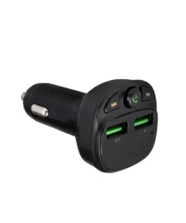 WEKOME Transmiter FM Bluetooth + зарядно за кола 17W черен