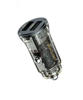 WEKOME зарядно за кола 2xUSB-A Fast Charging 15W черен