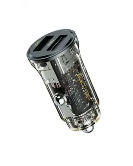 WEKOME зарядно за кола 2xUSB-A Fast Charging 15W черен