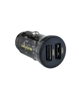 WEKOME зарядно за кола 2xUSB-A Fast Charging 15W черен