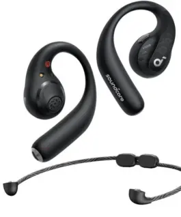 Anker On-Ear слушалки SoundCore AeroFit Pro черен