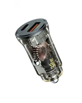 WEKOME зарядно за кола USB-C&USB-A Fast Charging 30W черен