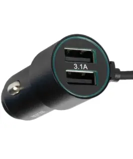 WEKOME зарядно за кола with built-in кабел 3in1