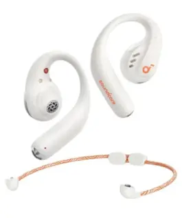 Anker On-Ear слушалки Soundcore AeroFit Pro бял