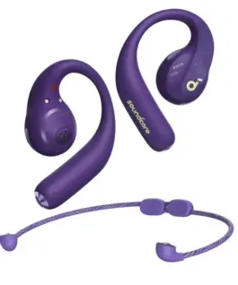 Anker On-Ear слушалки SoundCore AeroFit Pro лилав