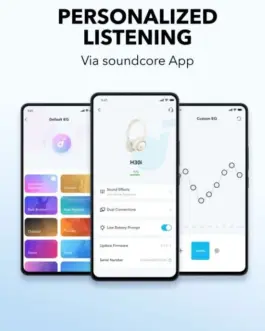 Alternative view of Anker On-Ear слушалки Sound core H30i бял