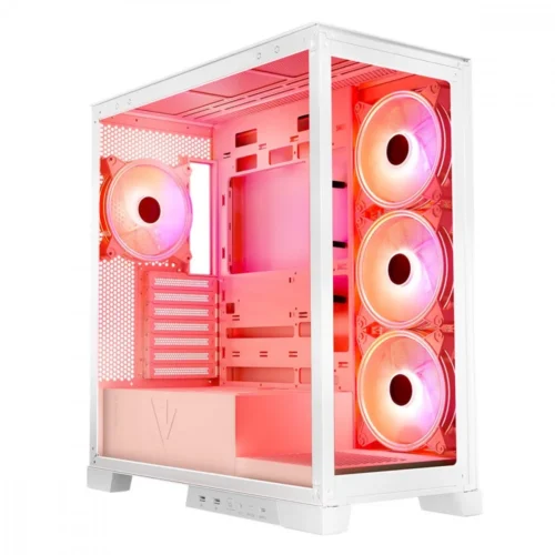 Alternative view of MODECOM бял Компютър CASE SPACE ARGB