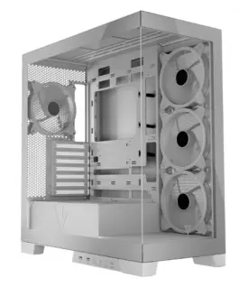 MODECOM бял Компютър CASE SPACE ARGB