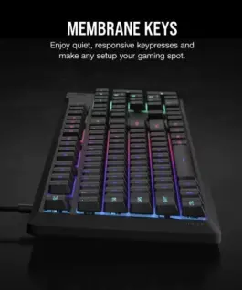 Corsair K55 Core RGB черен mechanical keyboard