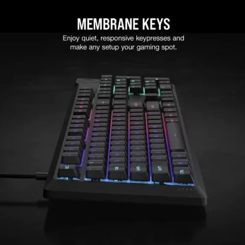 Corsair K55 Core RGB черен mechanical keyboard