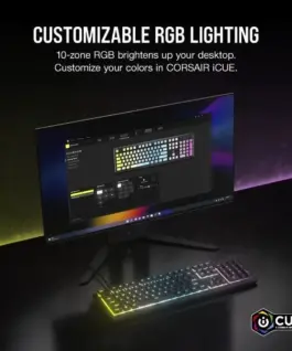 Corsair K55 Core RGB черен mechanical keyboard