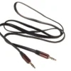 Maclean кабел 3.5mm jack flat 1m metal plug черен Maclean MCTV-694 B