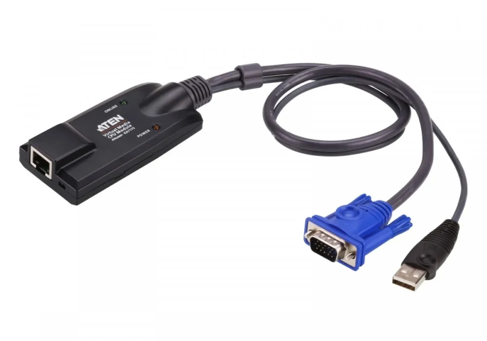 ATEN USB VGA Virtual Media KVM адаптер