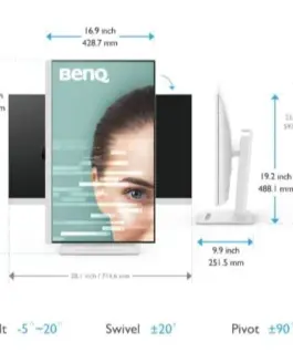 Alternative view of Benq Monitor 31.5 inches GW3290QT 2K 5ms/IPS/HDMI/75Hz