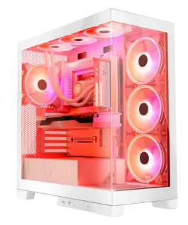 MODECOM бял Компютър CASE SPACE ARGB