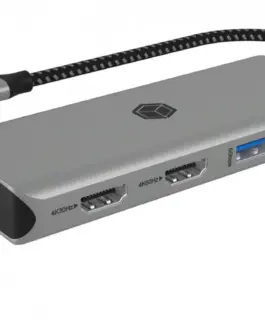 IcyBox ICY BOX IB-DK4012-CPD 9in1 2x HDMI 4K60Hz